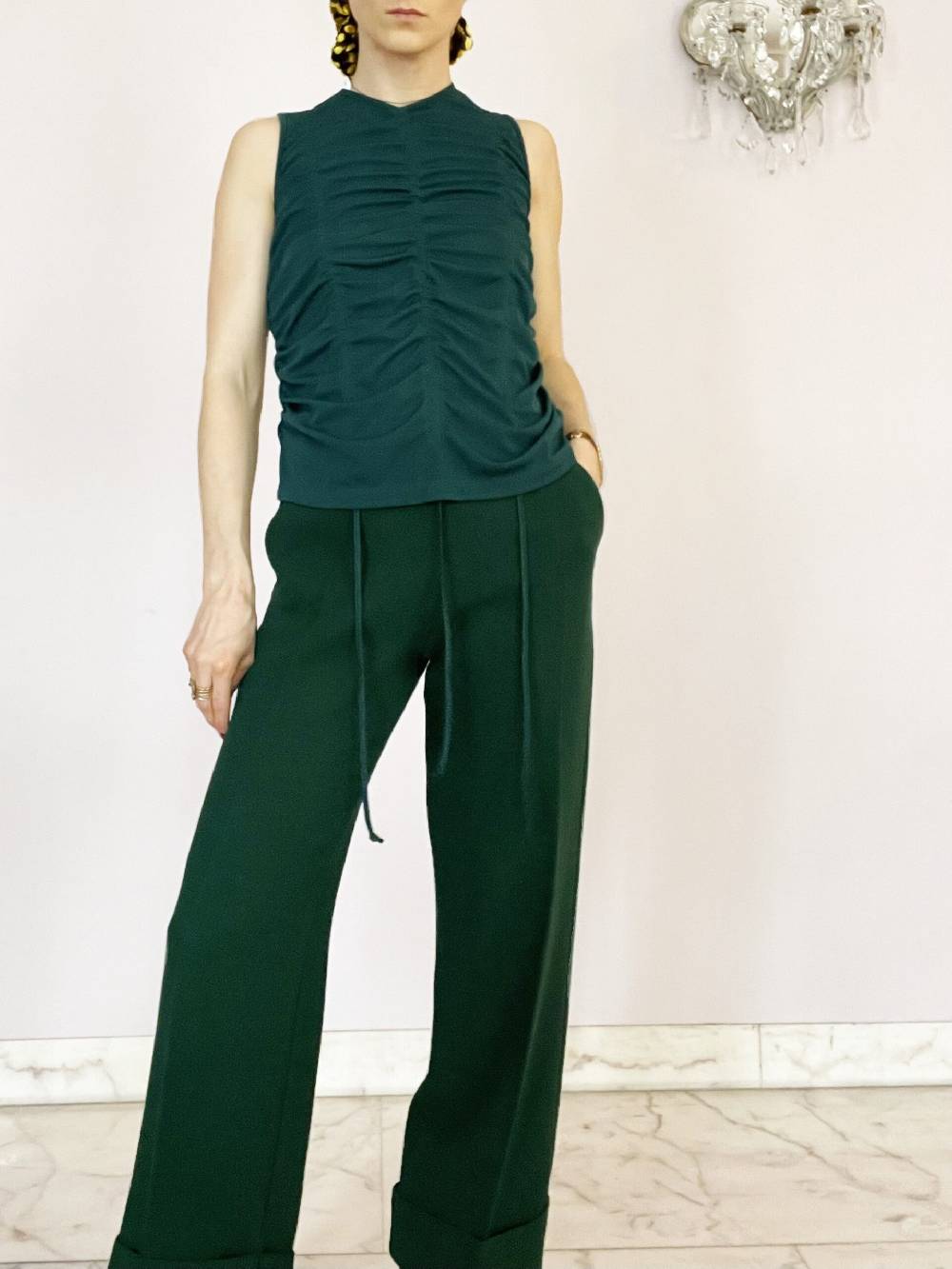 Laviniaturra Top con drappeggio Promozione Limitata