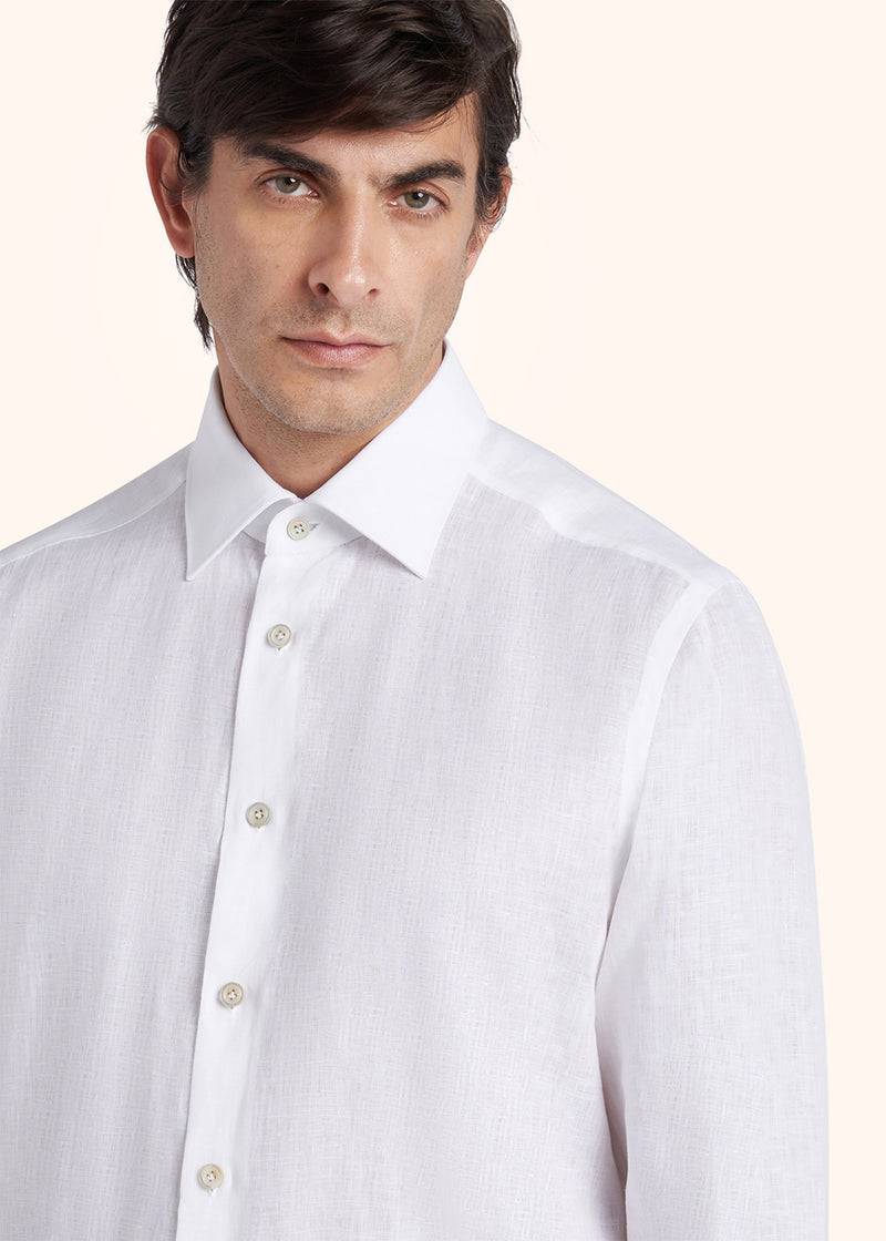 Kiton CAMICIA LINO UCMH0884701 Vendita Economica