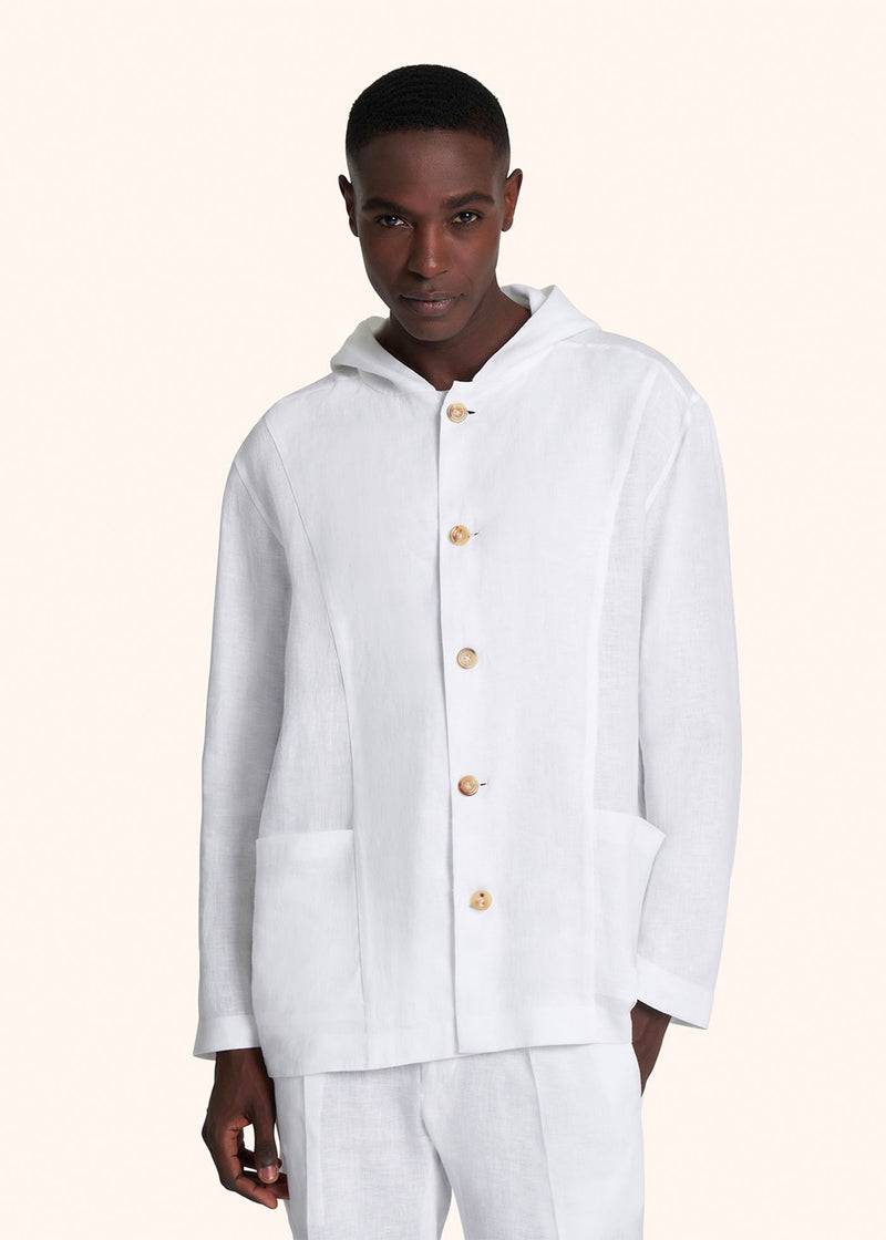 Kiton LUCA - FELPA C/CAPPUCCIO LINO UMCLUCAH0883801 Saldi Di Fabbrica