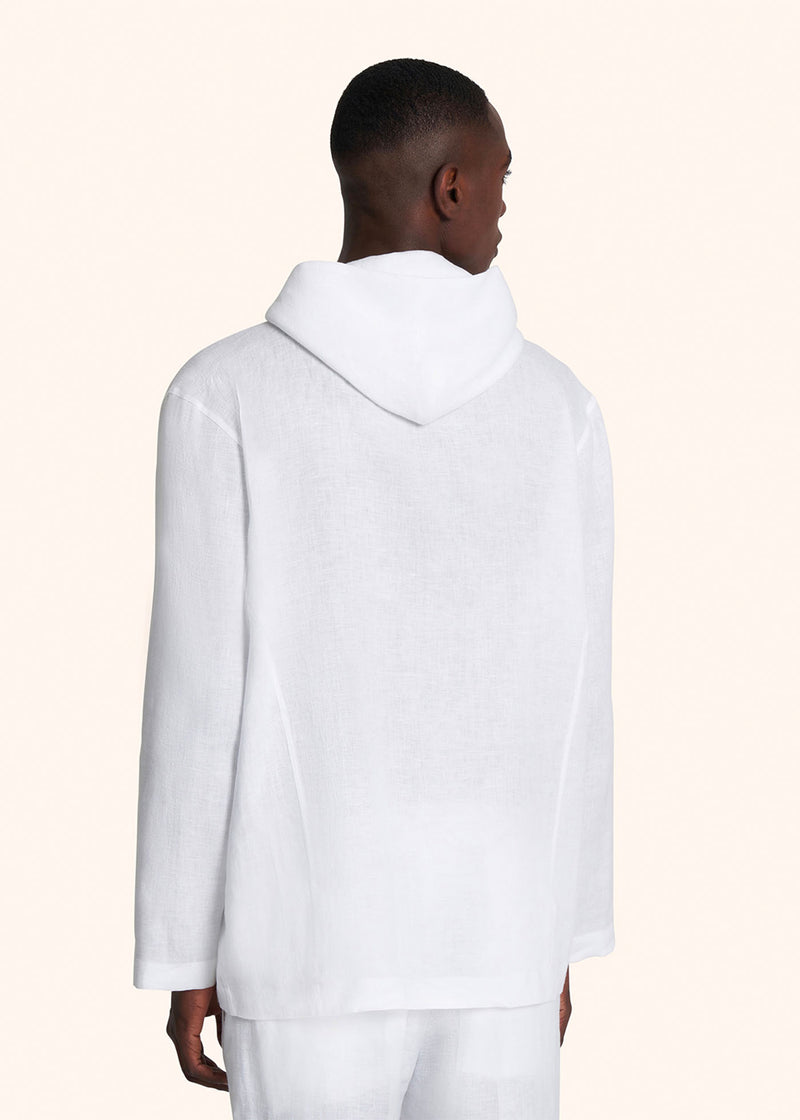 Kiton LUCA - FELPA C/CAPPUCCIO LINO UMCLUCAH0883801 Saldi Di Fabbrica