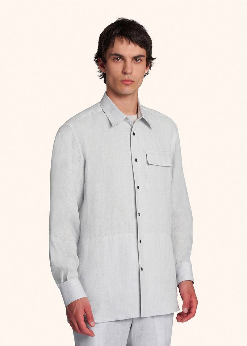 Kiton BUBA - CAMICIA LINO UMCBUBAH0883813 Nuova