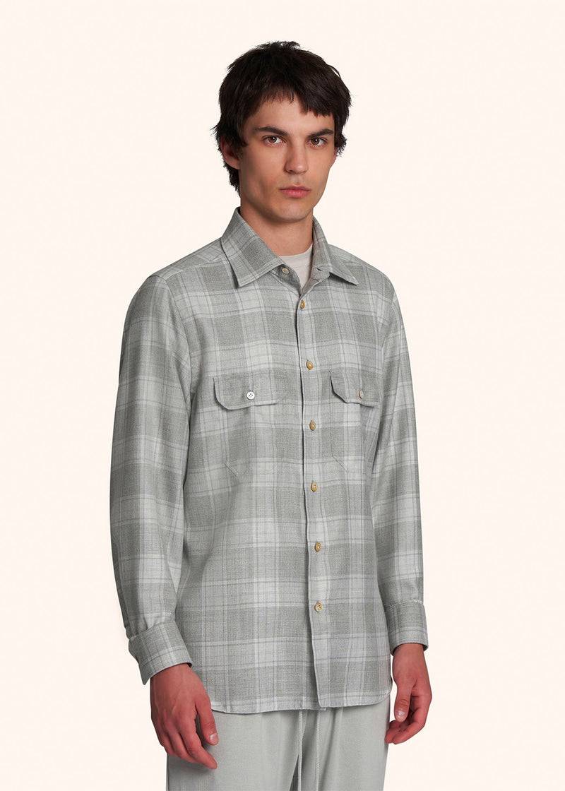 Kiton CAMICIA CASHMERE UCWMK0614C01 Moda