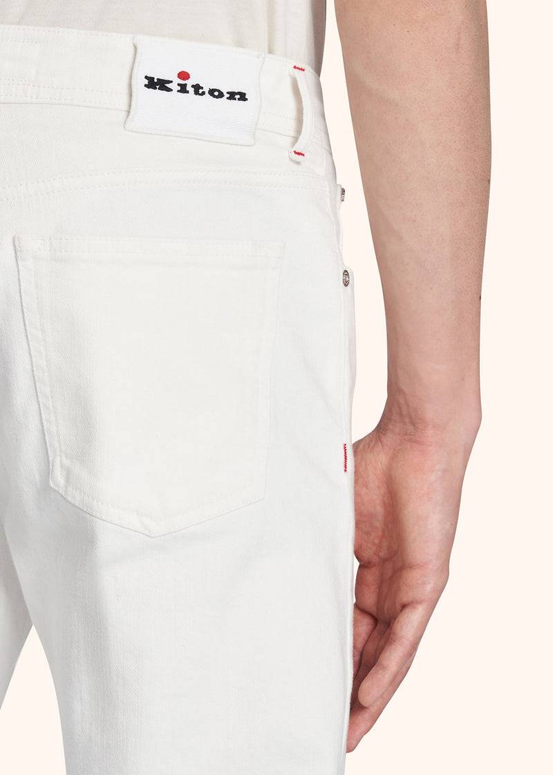 Kiton PANTALONI COTONE UPNJSMJ0737B13 In Linea