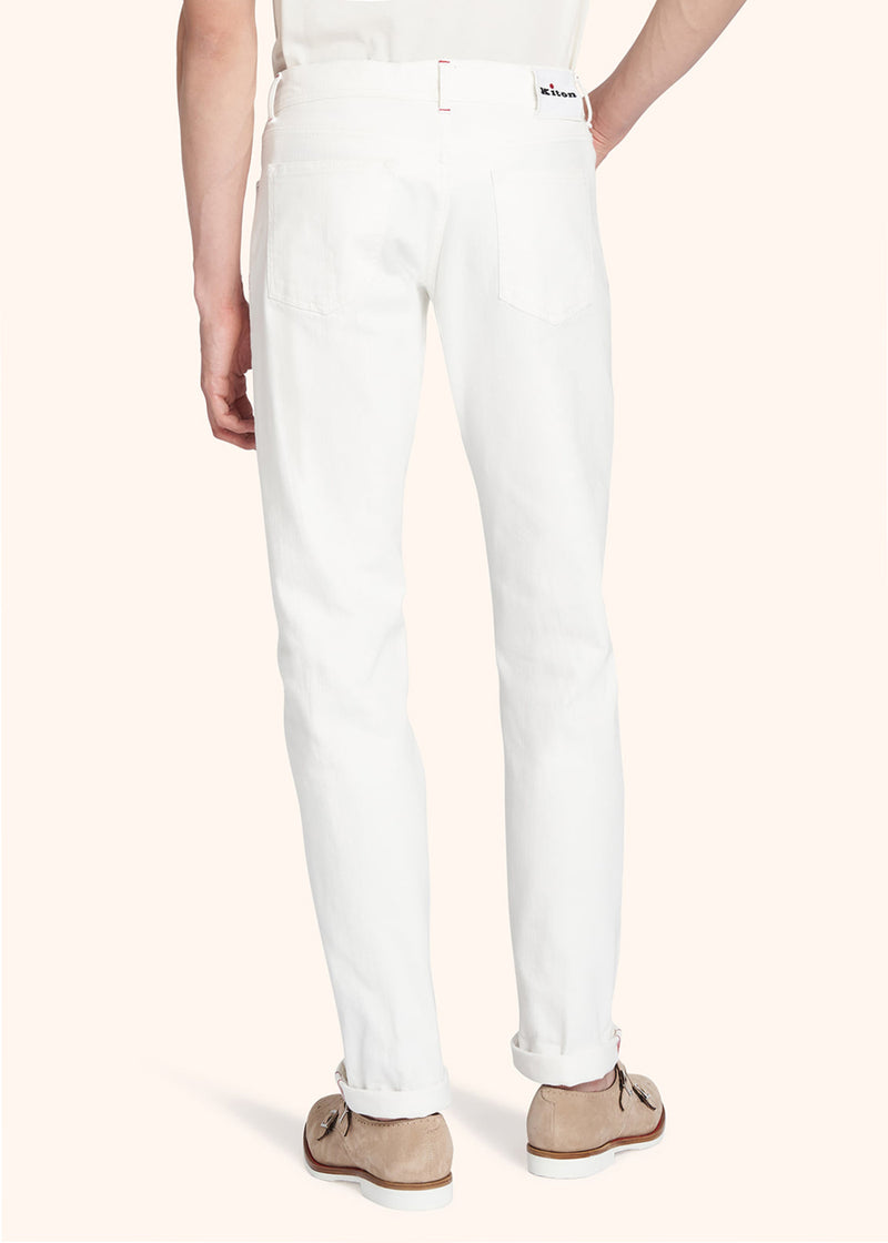 Kiton PANTALONI ULTRA SLIM COTONE UPNJSM2J0737B13 Nuovo