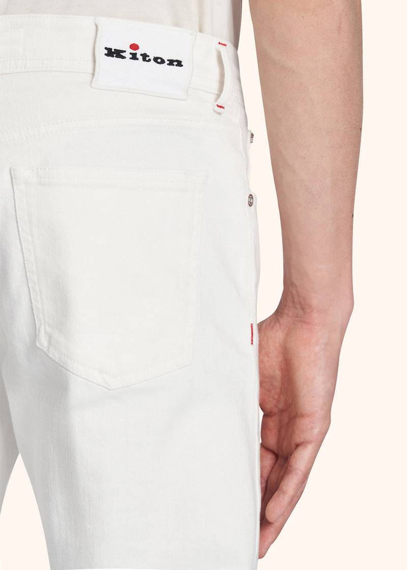 Kiton PANTALONI ULTRA SLIM COTONE UPNJSM2J0737B13 Nuovo