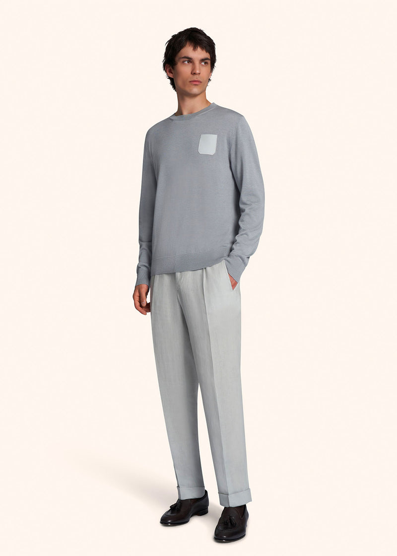Kiton MAGLIA GIROCOLLO M/L SETA UMK039001 Pezzi Unici