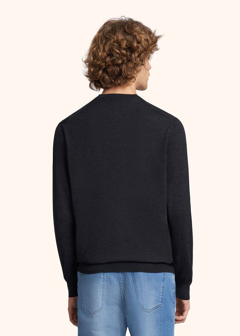 Kiton MAGLIA SCOLLO V LANA UK8651015 Promozione Limitata