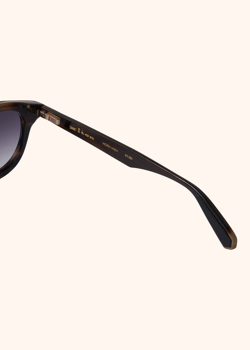 Kiton PATHOS - OCCHIALI IN CORNO UOC003H4 Prezzo Ridotto