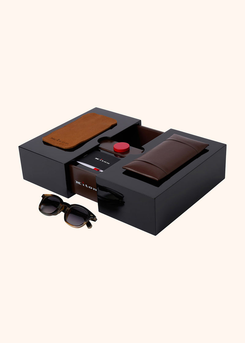 Kiton PATHOS - OCCHIALI IN CORNO UOC003H4 Prezzo Ridotto