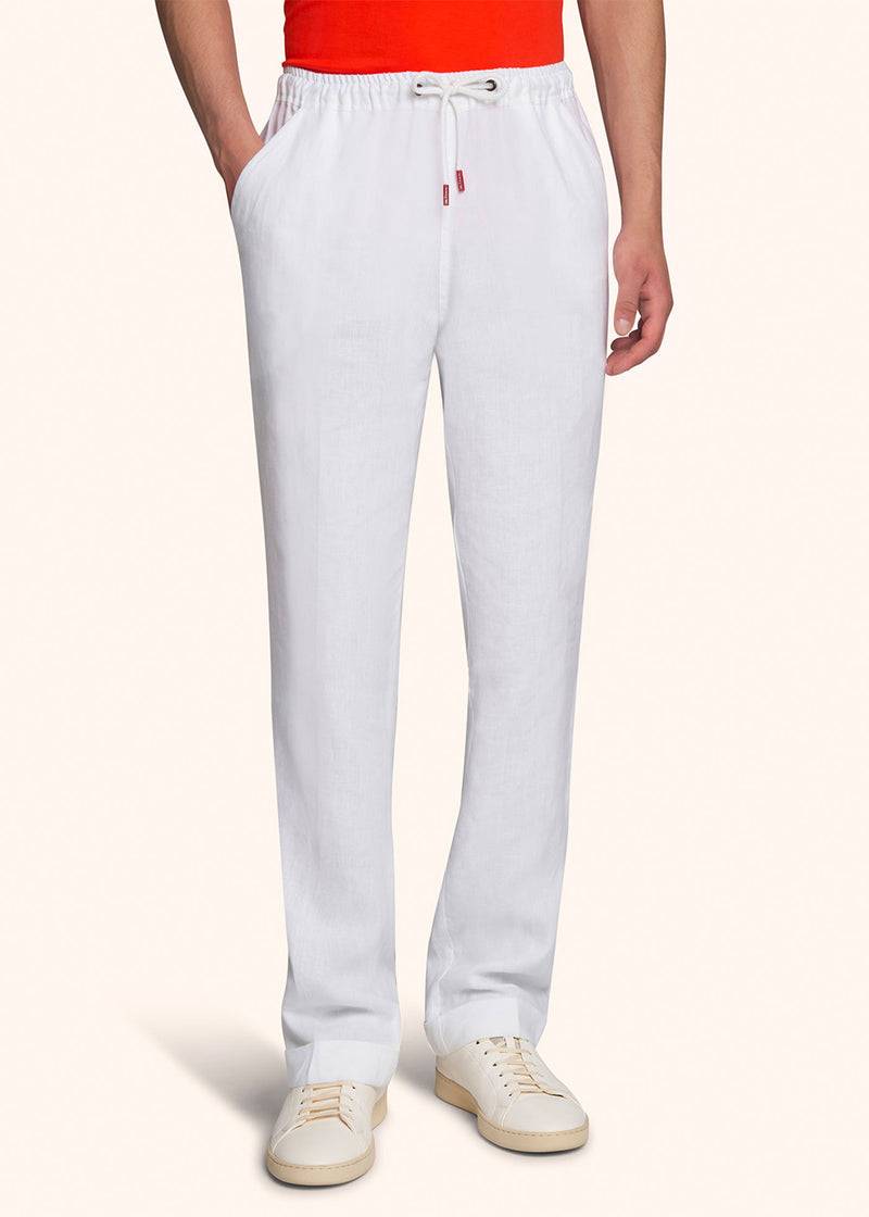 Kiton PANTALONI LINO UPSHORLK06S9801 Prezzo basso