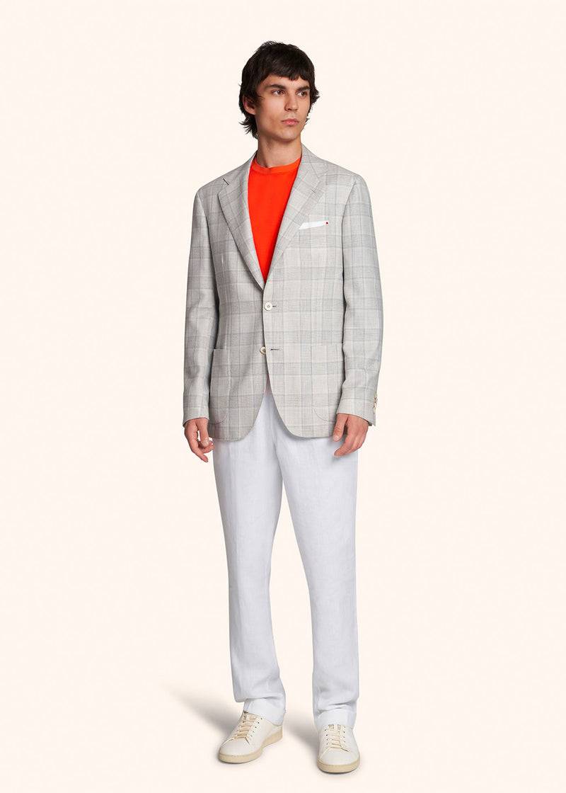 Kiton PANTALONI LINO UPSHORLK06S9801 Prezzo basso
