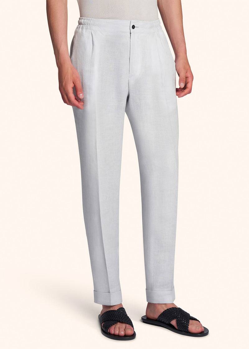 Kiton PANTALONI LINO UPN01H0883813 Online