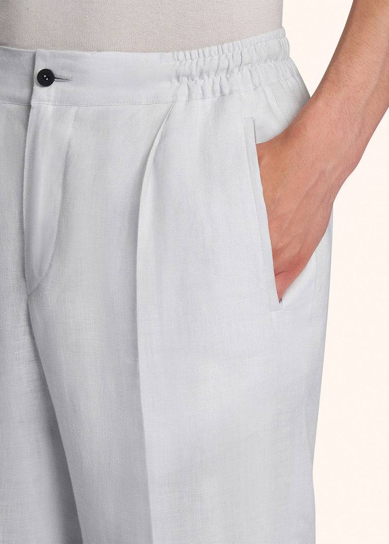 Kiton PANTALONI LINO UPN01H0883813 Online