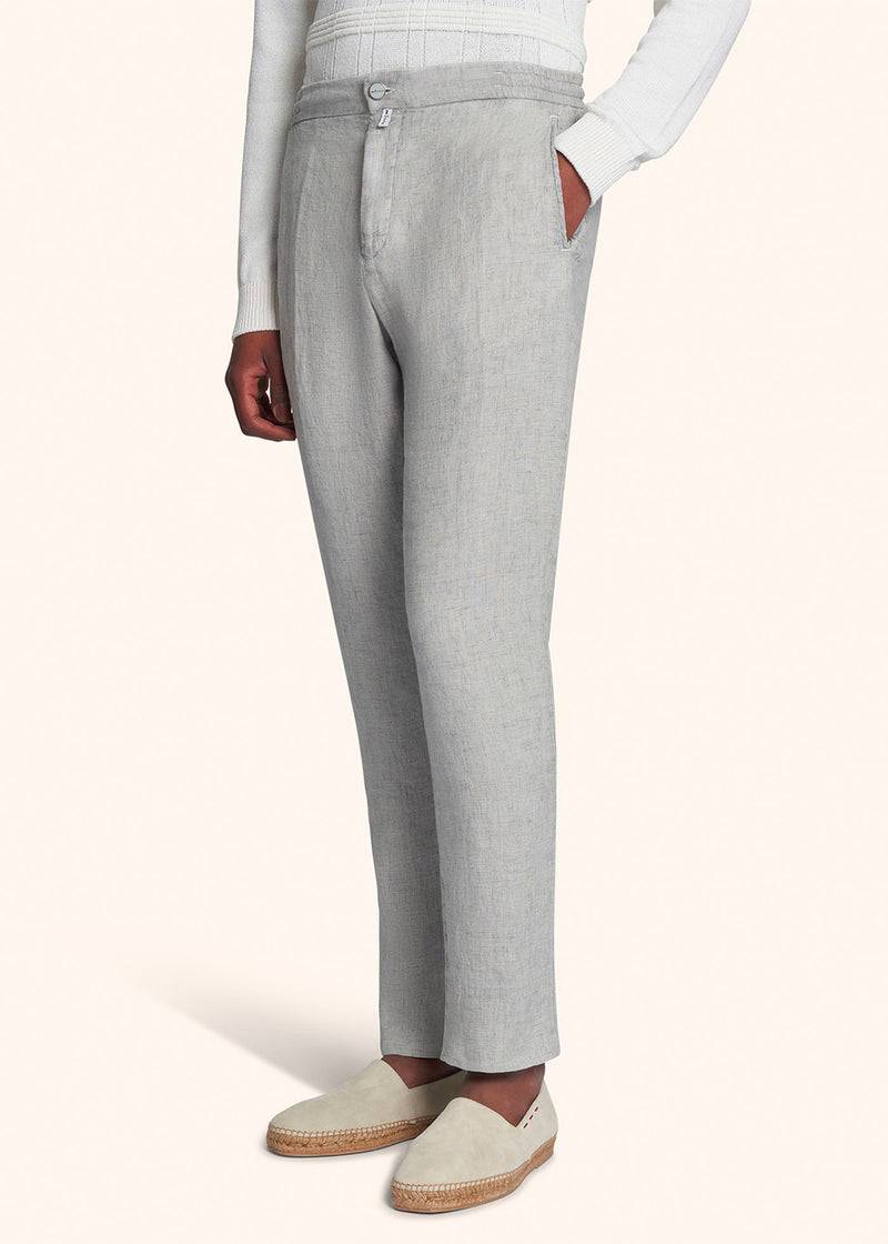 Kiton PANTALONI LINO UPLACK0613D01 Outlet