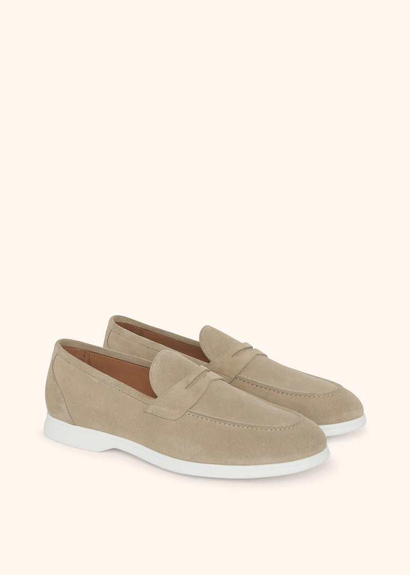 Kiton MOKA - MOCASSINO CALFSKIN USSA075N0097711 Qualità Garantita