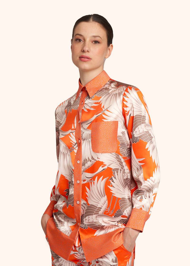 Kiton CAMICIA SETA D57438K0978C16 In Vendita