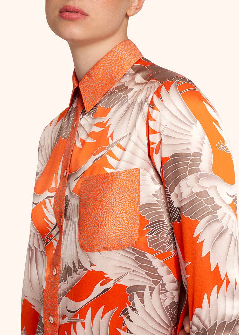 Kiton CAMICIA SETA D57438K0978C16 In Vendita