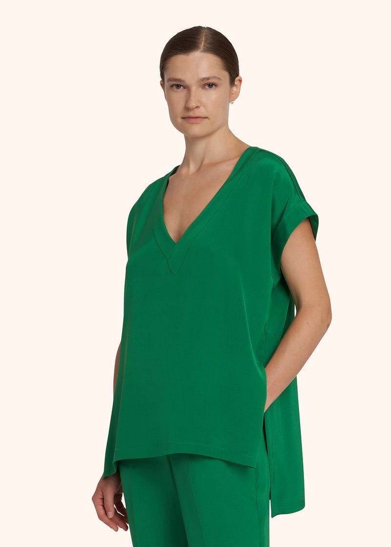 Kiton CAMICIA SETA D53423K0977A06 Saldi Di Fabbrica