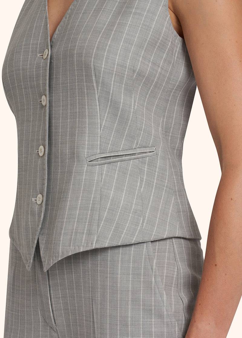 Kiton GILET Lana D47456K0944B01 Prezzo Ridotto