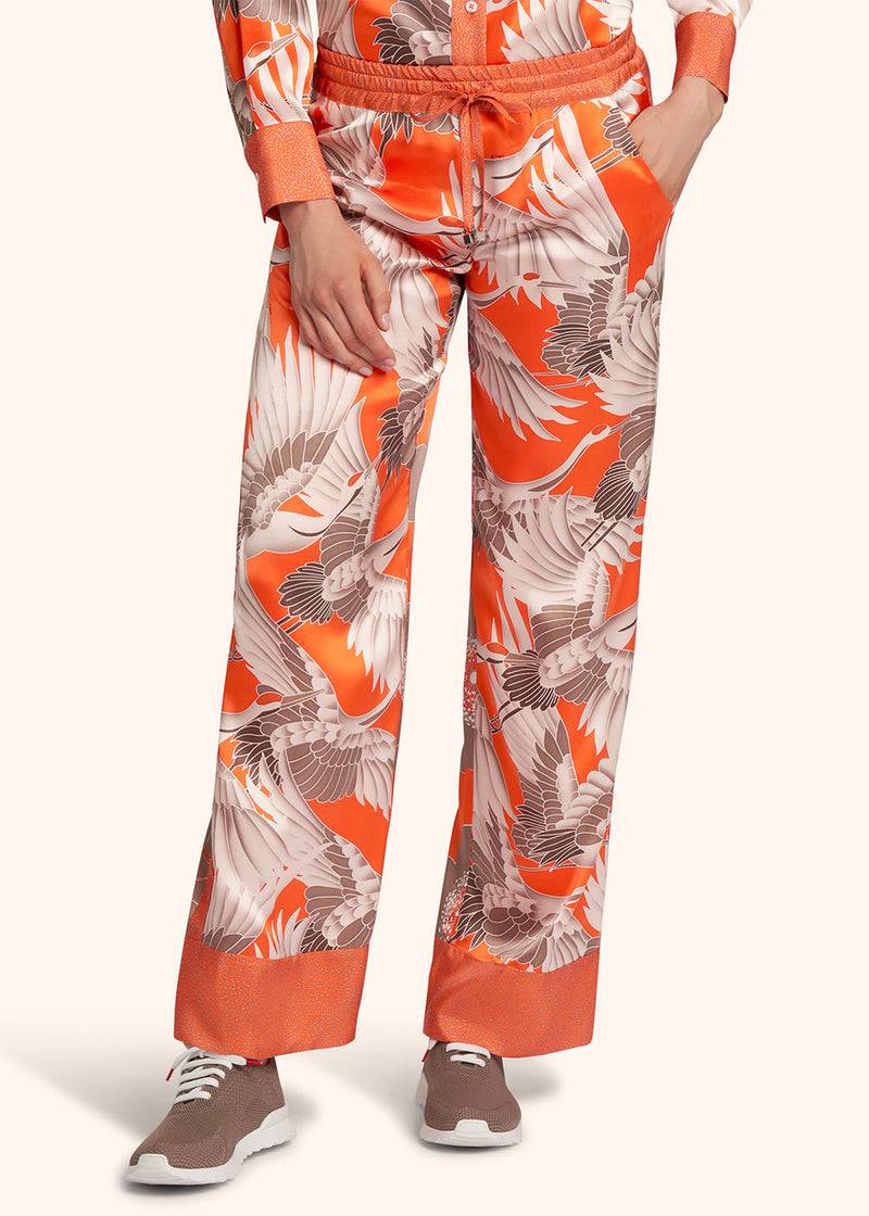 Kiton PANTALONI SETA D57116K0978C16 Saldi Di Fabbrica