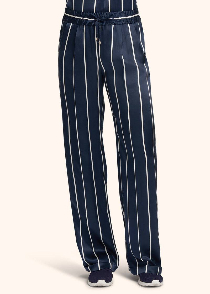 Kiton PANTALONI SETA D56106K0978C05 Vendite Flash