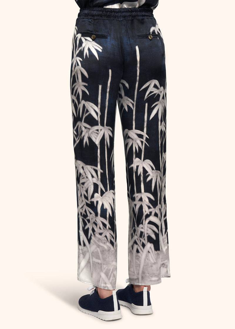 Kiton PANTALONI SETA D48122K0978C13 Nuova