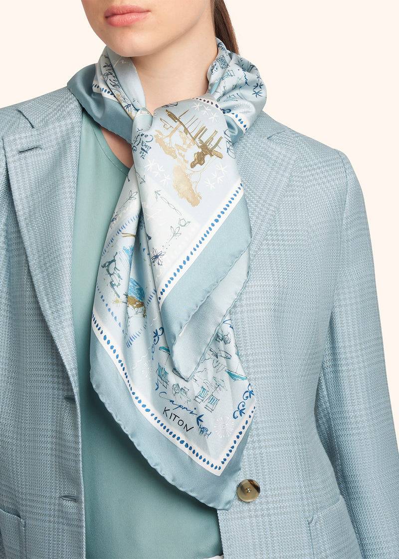 Kiton FOULARD SETA D53754K0949D13 Sottocosto