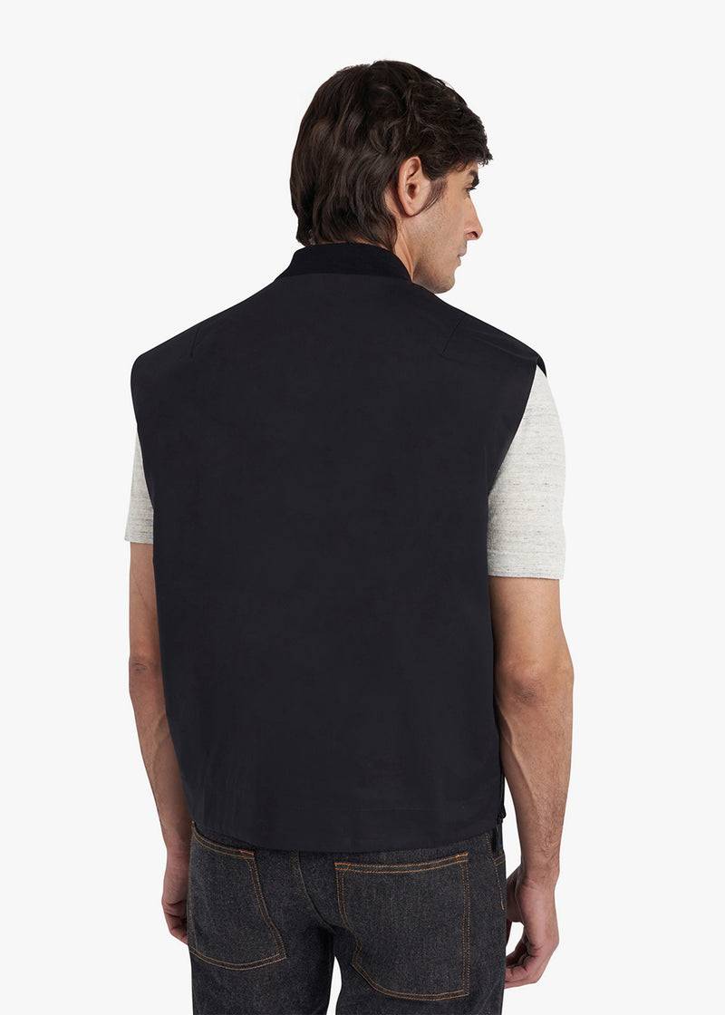Kiton GIUBBOTTO SMANICATO COTONE UGKN060K0705D02 Moda
