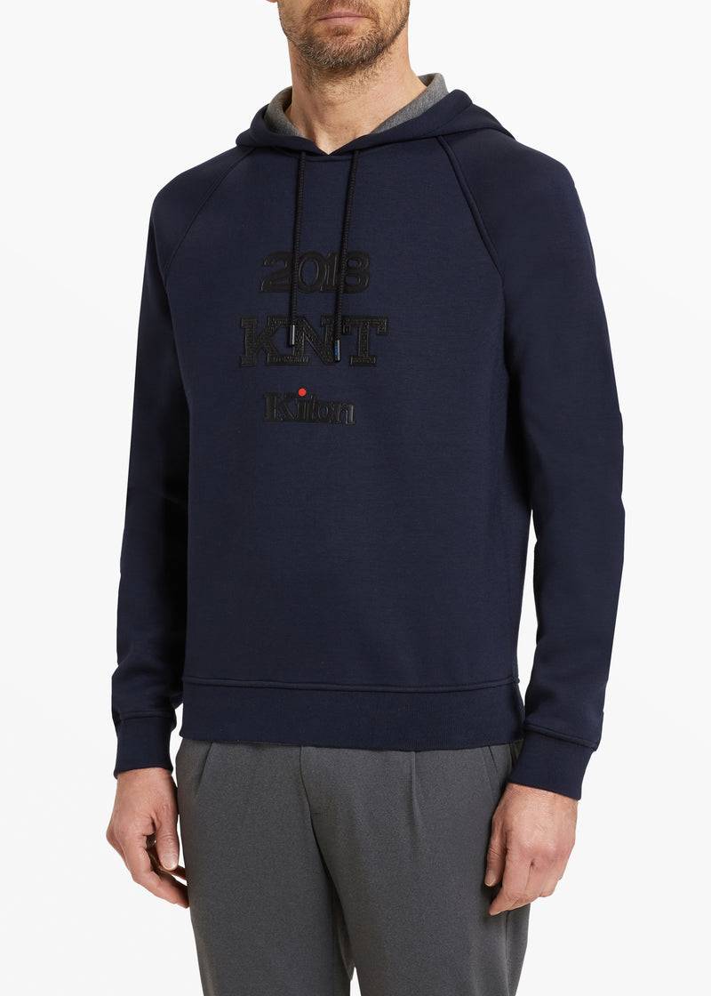 Kiton FELPA C/CAPPUCCIO VISCOSA UMM011602 Spedizione Gratuita
