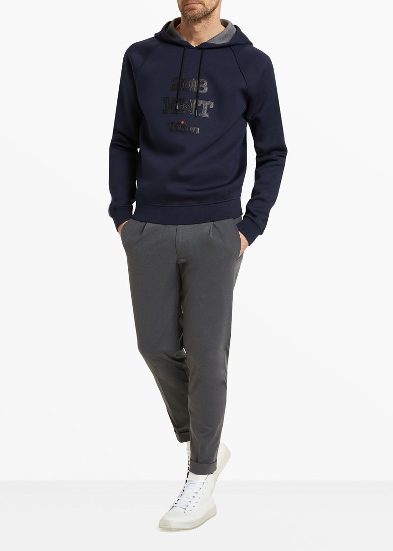 Kiton FELPA C/CAPPUCCIO VISCOSA UMM011602 Spedizione Gratuita