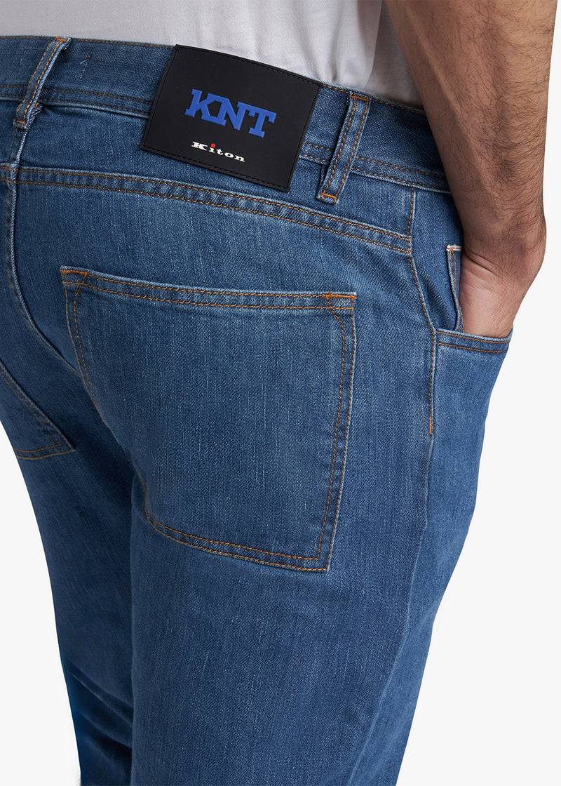 Kiton PANTALONI COTONE UPKN029K0701D02 Pezzi Unici