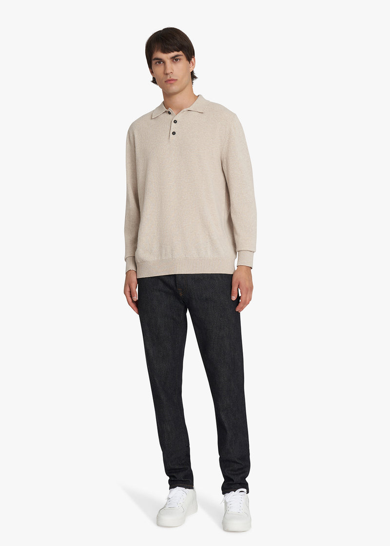 Kiton POLO LANA VERGINE UMM046505 Qualità Garantita