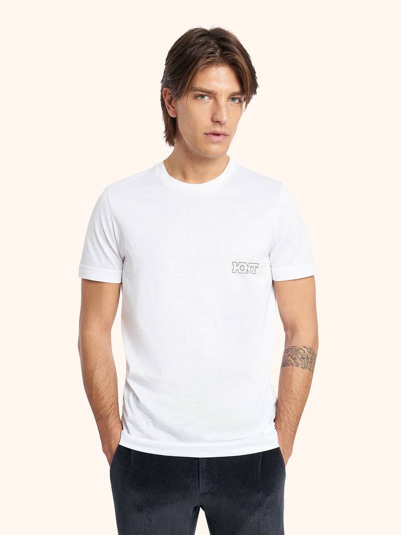 Kiton T-SHIRT M/M Cotone UMM017101 Fino Al -60%