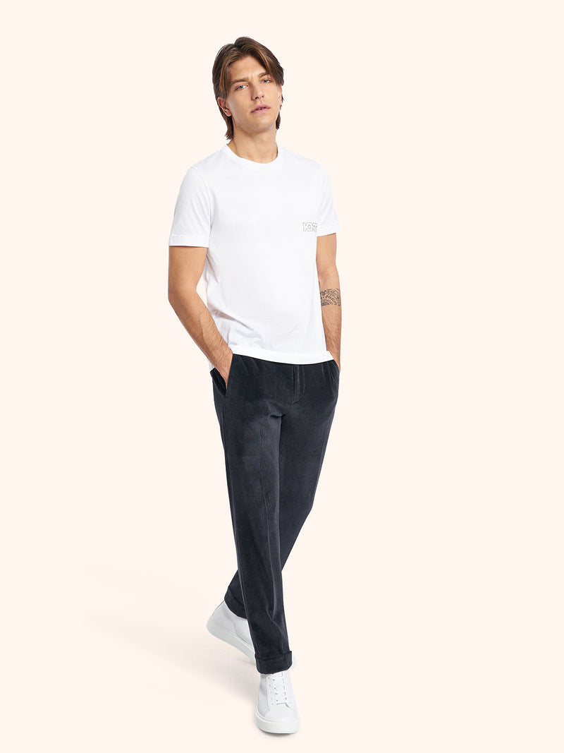 Kiton T-SHIRT M/M Cotone UMM017101 Fino Al -60%