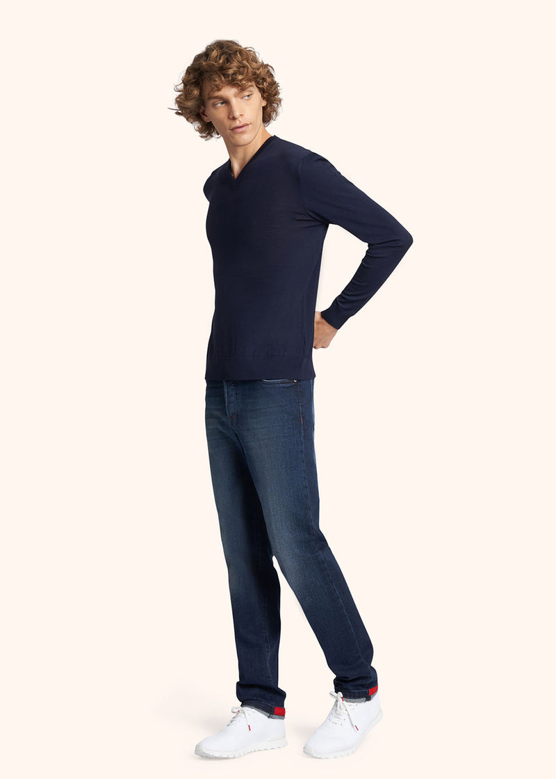 Kiton PANTALONI COTONE UPNJSMJ0763A03 Novità