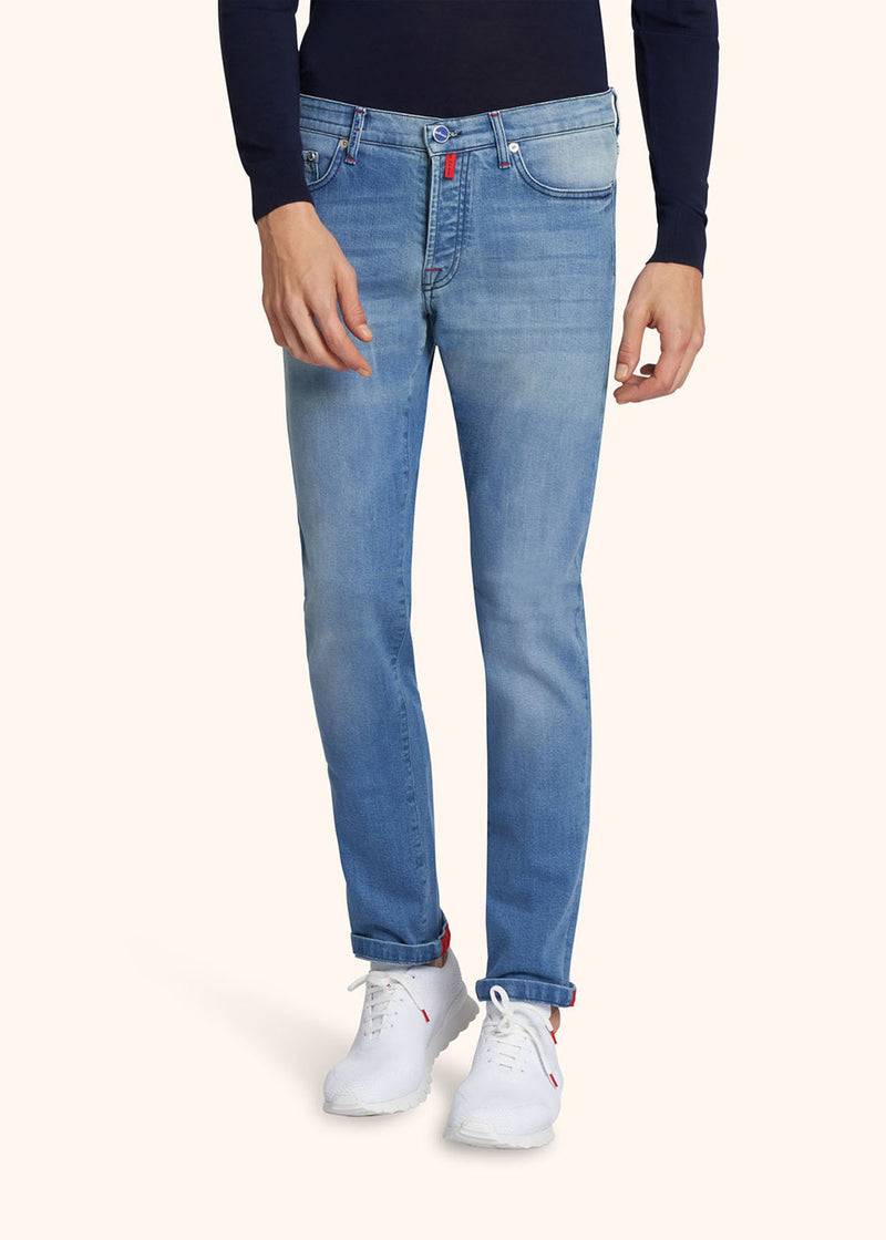 Kiton PANTALONI ULTRA SLIM COTONE UPNJSM2J0763A01 Economico
