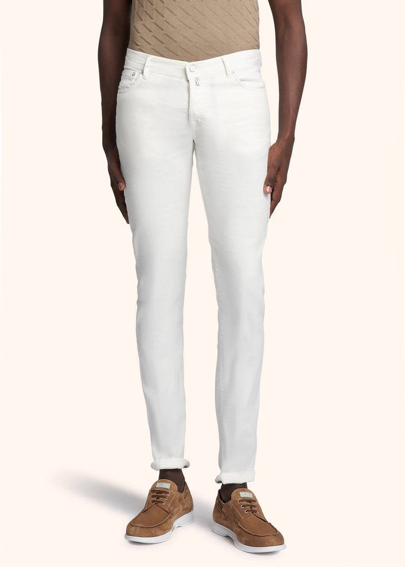 Kiton PANTALONI ULTRA SLIM Lino UPNJSM2J0762B13 In Vendita