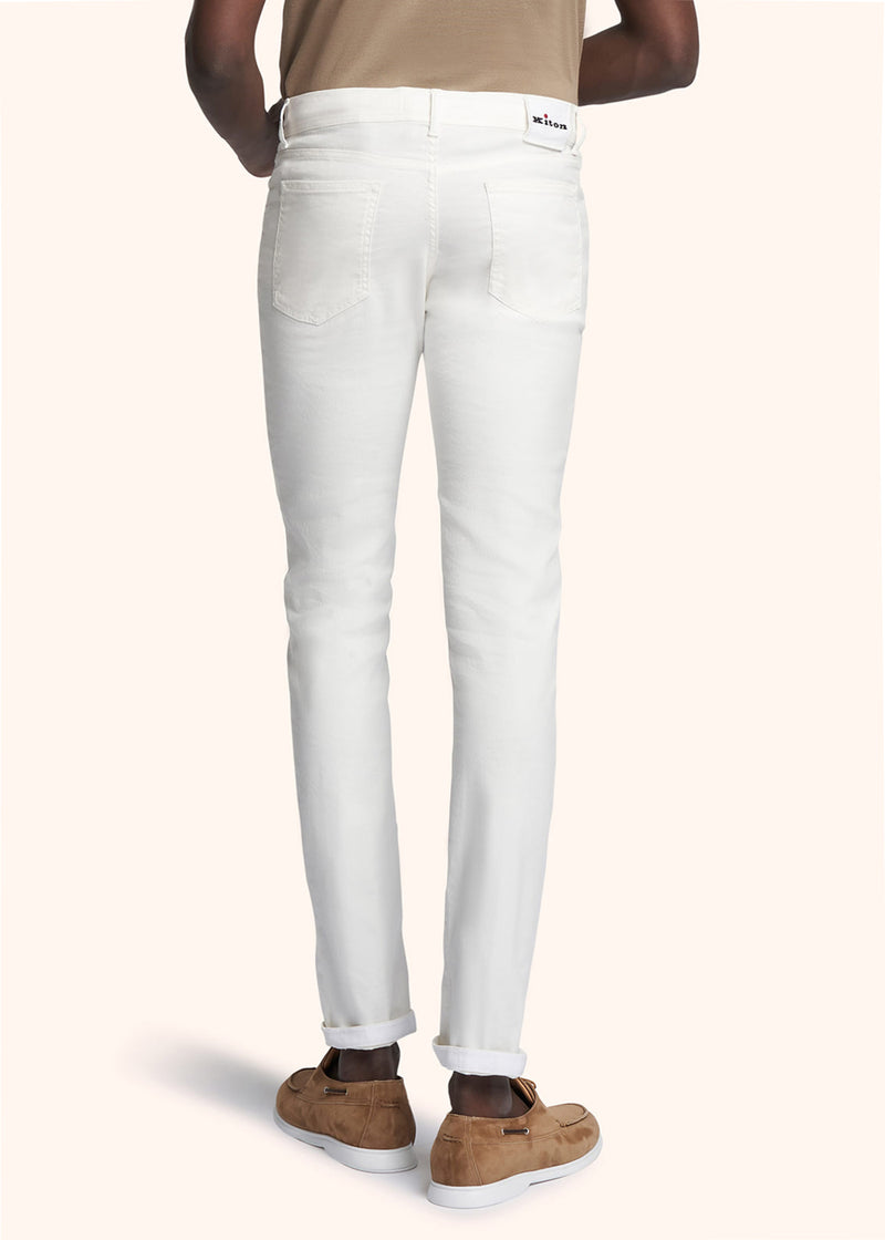 Kiton PANTALONI ULTRA SLIM Lino UPNJSM2J0762B13 In Vendita