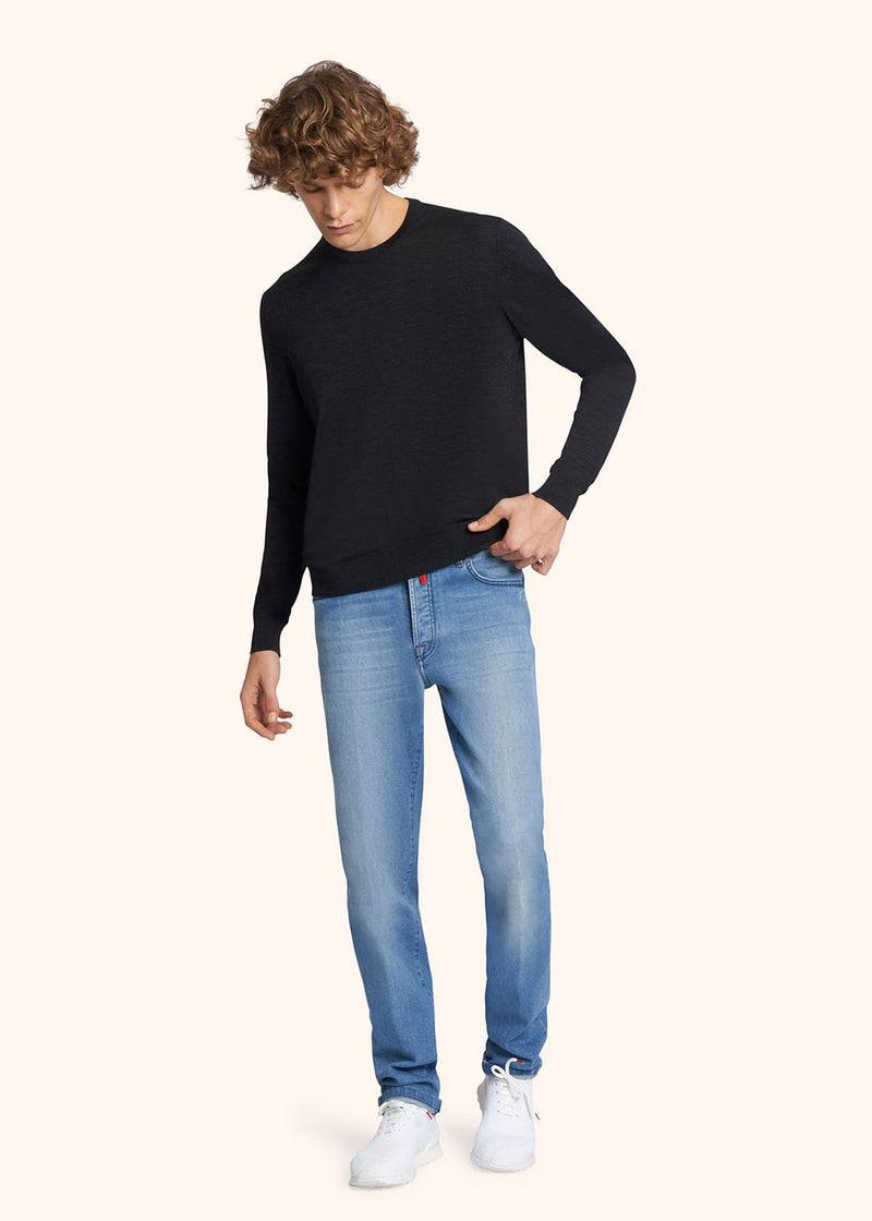 Kiton MAGLIA GIROCOLLO LANA UK8631015 Offerte