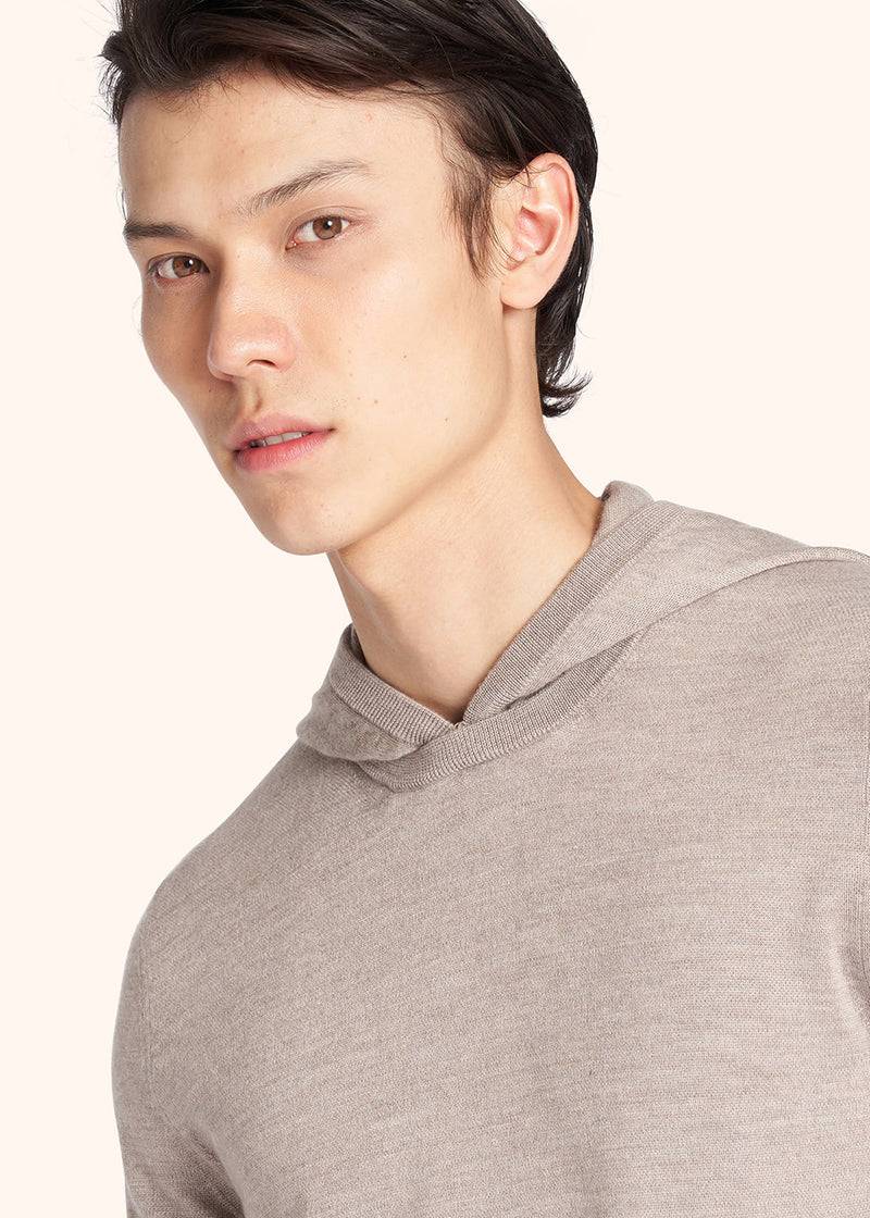 Kiton MAGLIA C/CAPPUCCIO CASHMERE UMK025505 Vendita Calda