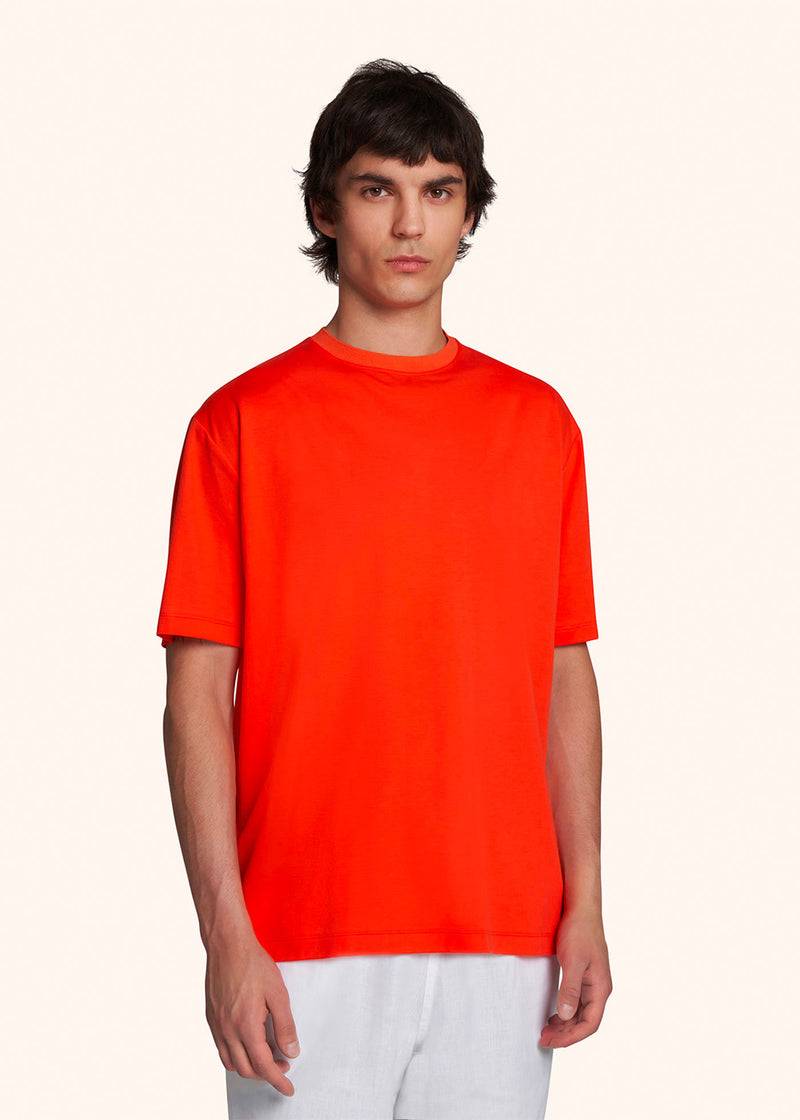 Kiton MILANO - T-SHIRT COTONE UMC023H0880003 Nuovo