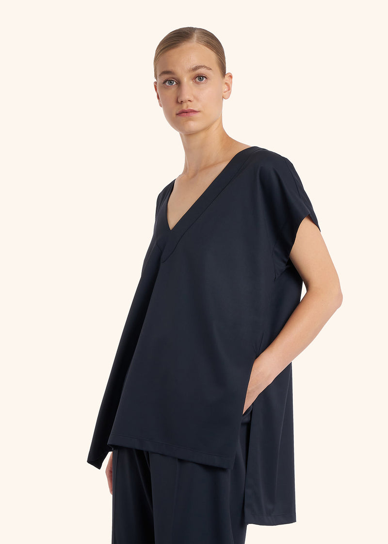 Kiton CAMICIA Lana Vergine D53423K0102402 Vendite Flash