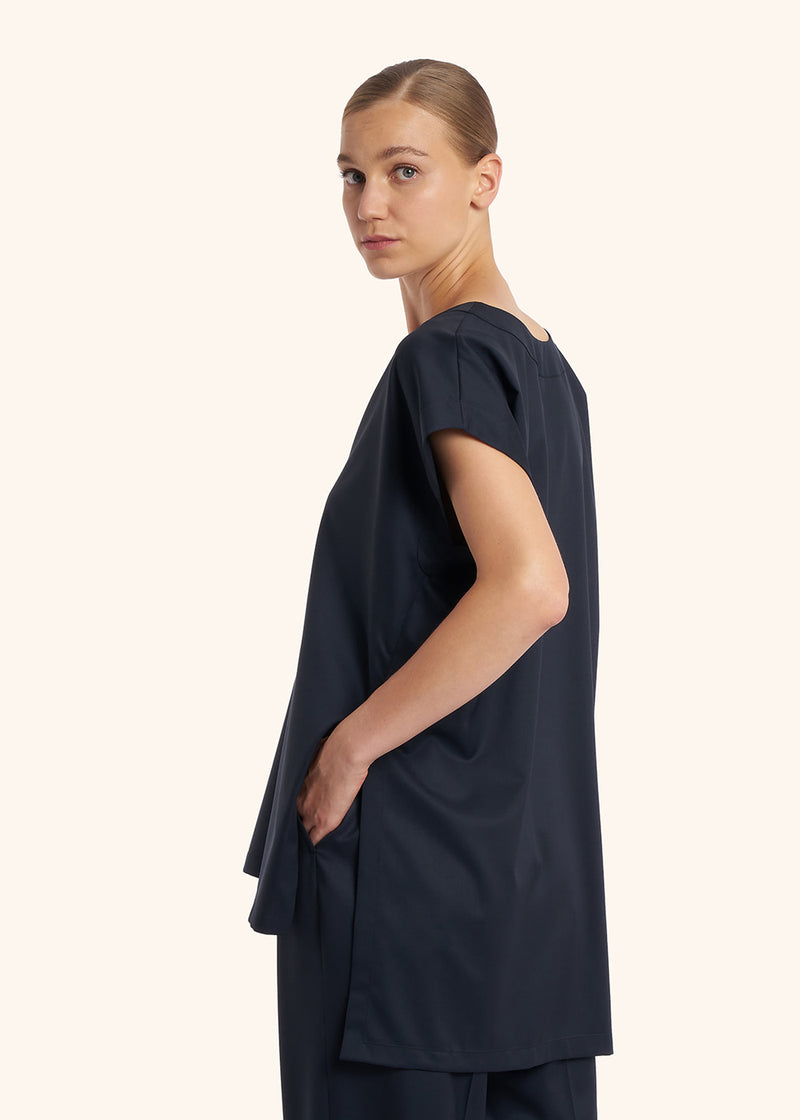 Kiton CAMICIA Lana Vergine D53423K0102402 Vendite Flash