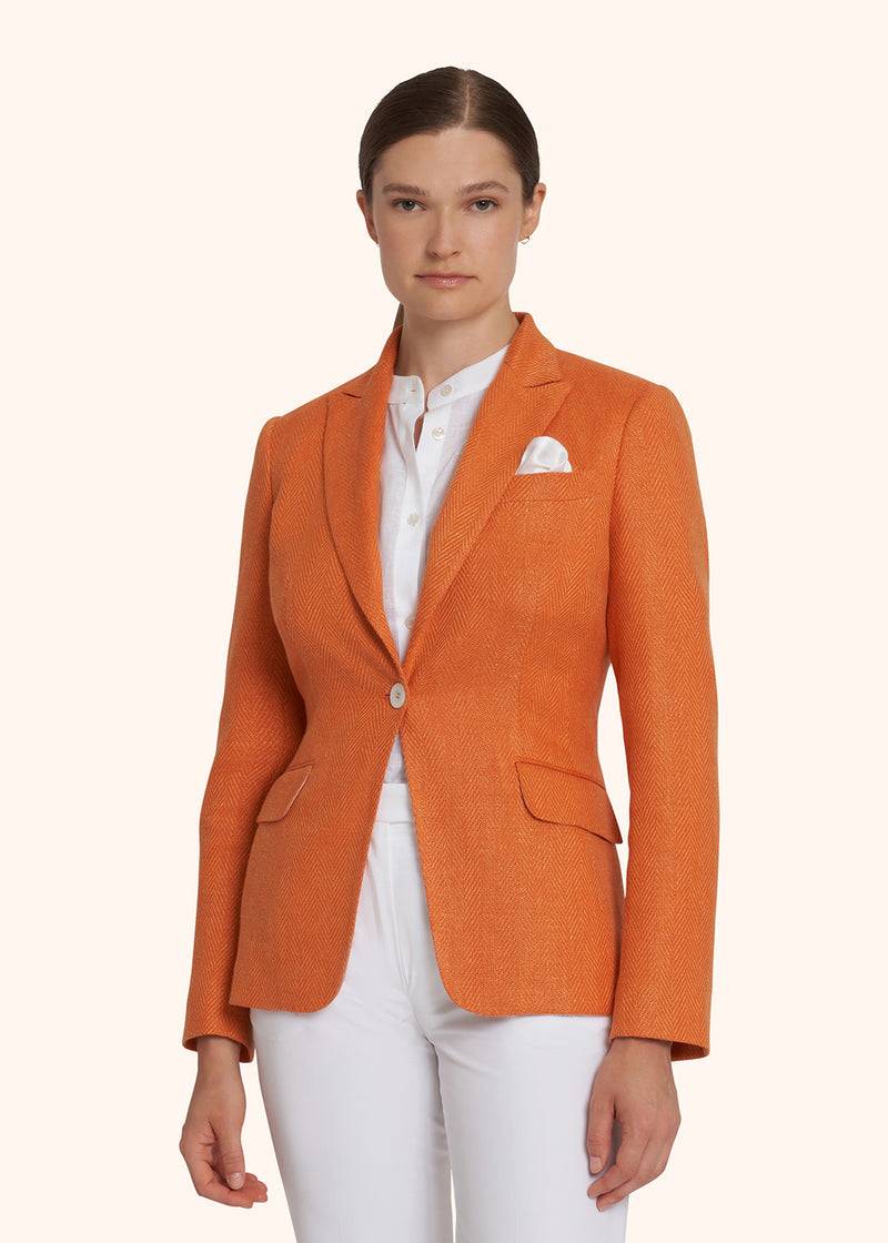 Kiton GIACCA LINO D15510K0946B03 Nuova