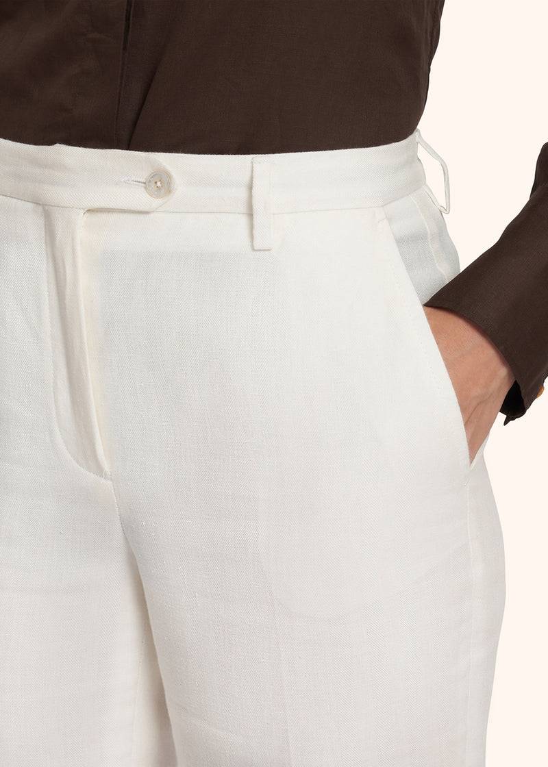 Kiton PANTALONI LINO D48125K0939B02 Vendita