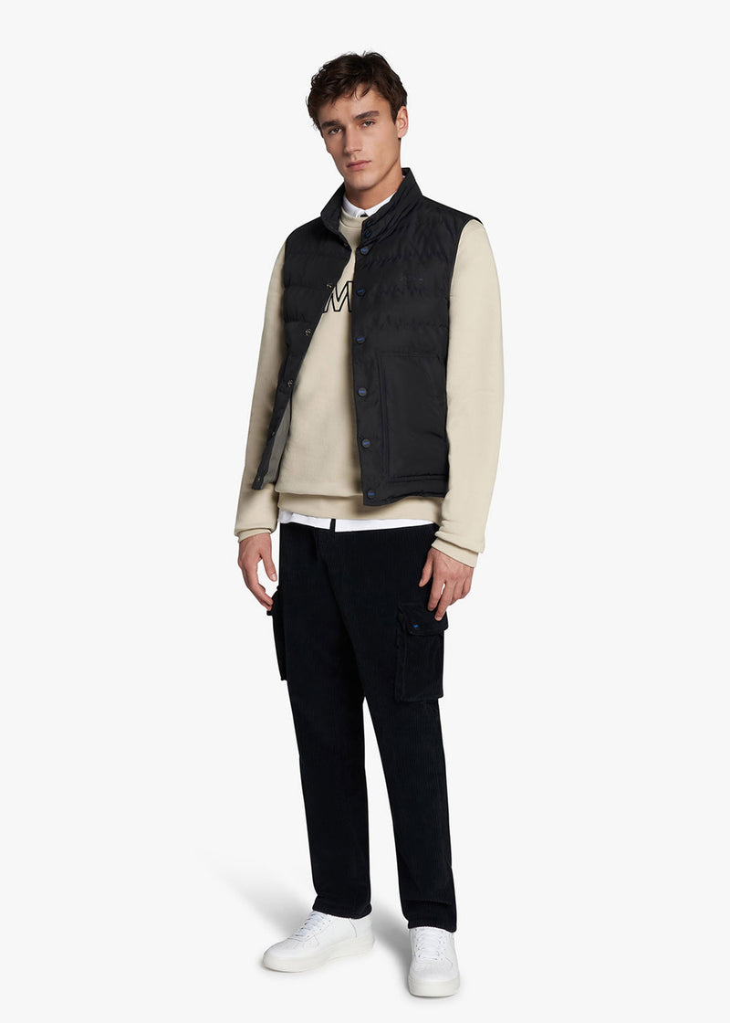 Kiton GIUBBOTTO SMANICATO POLIESTERE UGKN044YC400205 Nuova