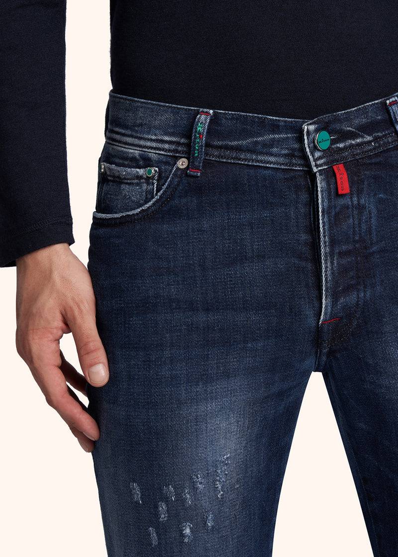 Kiton PANTALONI Cotone UPNJSMJ0325B02 Economico