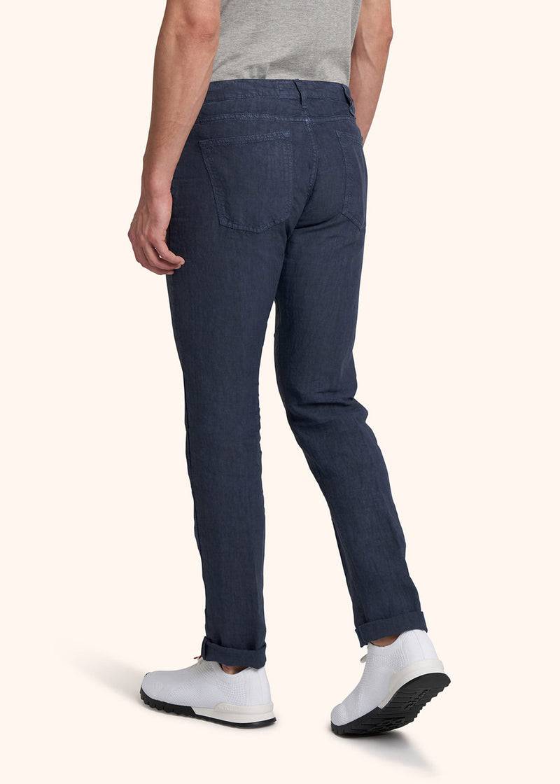Kiton PANTALONI ULTRA SLIM Lino UPNJSM2J0760A07 Outlet