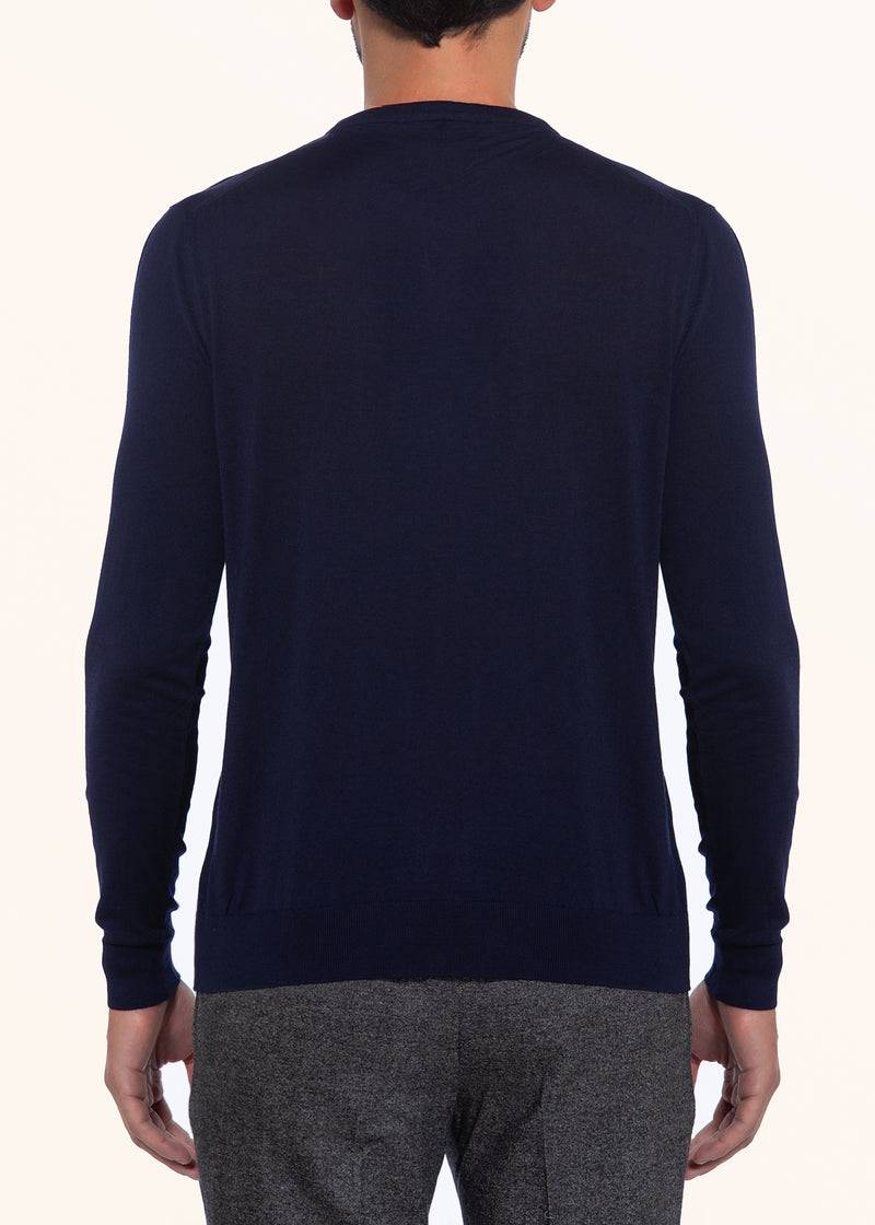 Kiton MAGLIA Lana UK863W19K4 Vendita Economica
