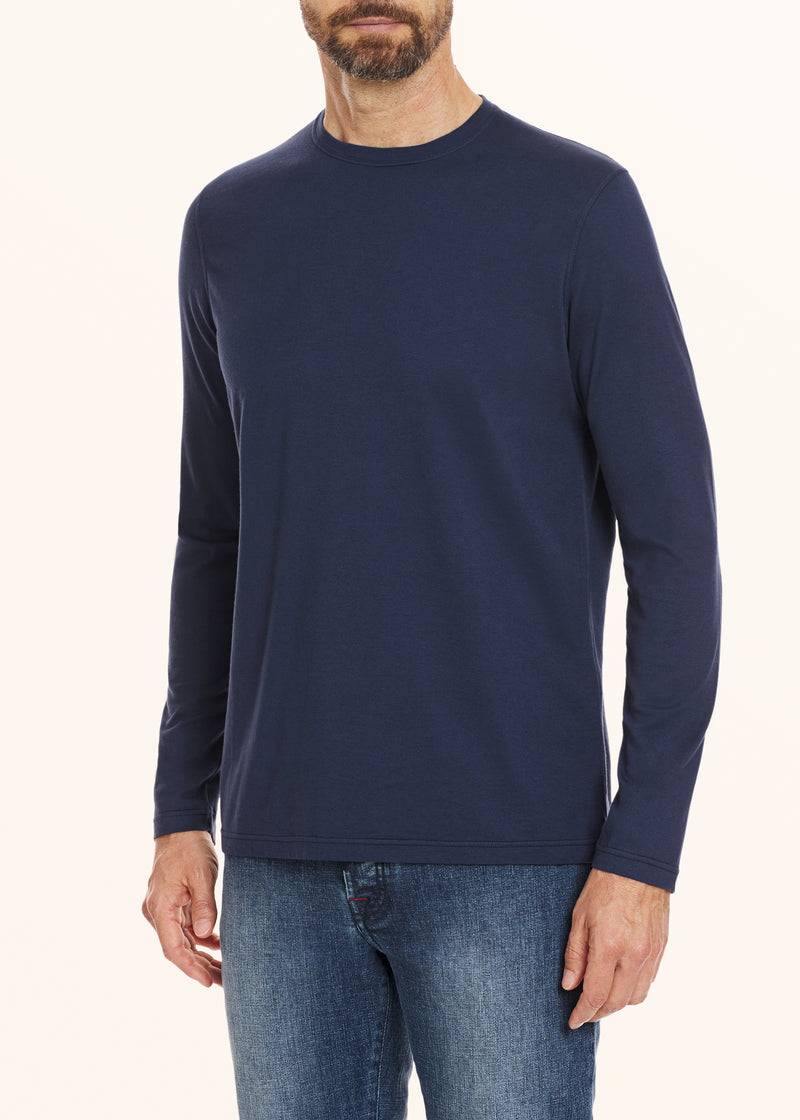 Kiton T-SHIRT M/L COTONE UMK002108 Saldi Di Fabbrica